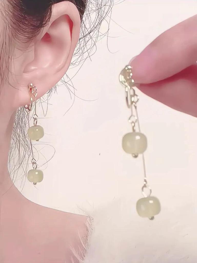 Chic and Unique High-End Mosquito Coil Disc Ear Clips: Sweet, Spicy, Elegant, and Cool Style Earrings