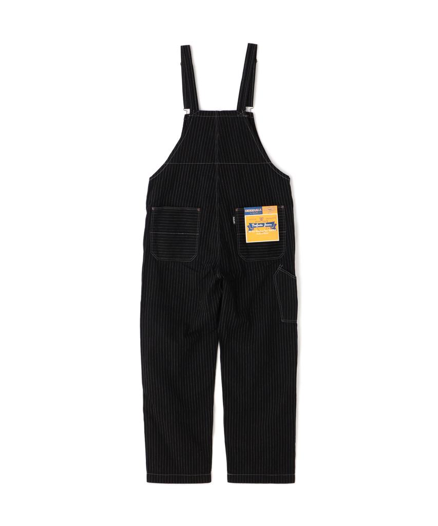 Schott OLD HICKORY DENIM Size OVERALLS, Men's, XL, 010, Black, 782-5911003