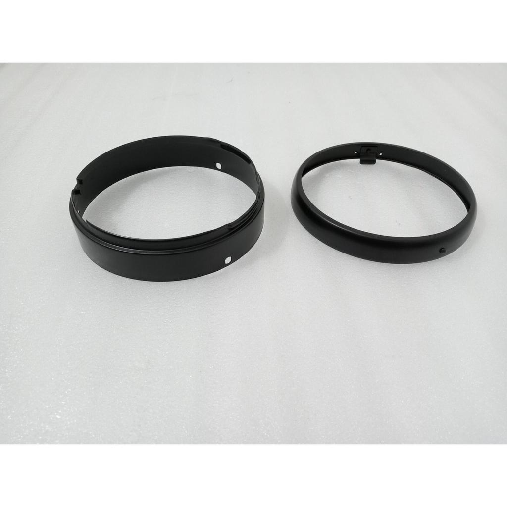 Royal Enfield Head Light Inner Outer Rim Black Steel |Fit For