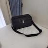 Square Solid Color Makeup Organizer Bag for Cosmetics and Accessories with Luggage Sleeve