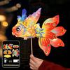 with LED Light Mid-Autumn Festival Lanterns Handheld DIY Festival Lanterns Kits  Blessing Ceremony