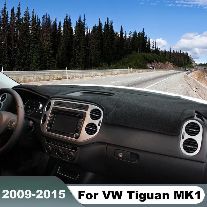 Podložka na palubní desku auta pro Volkswagen VW Tiguan MK1 MK2 R Line 2009- Platforma přístrojové desky Stolek Podložka Příslušenství