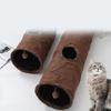 Collapsible Cat Tunnel Tube Spring Relieve Boredom for Indoor Cat Kitten Rabbit
