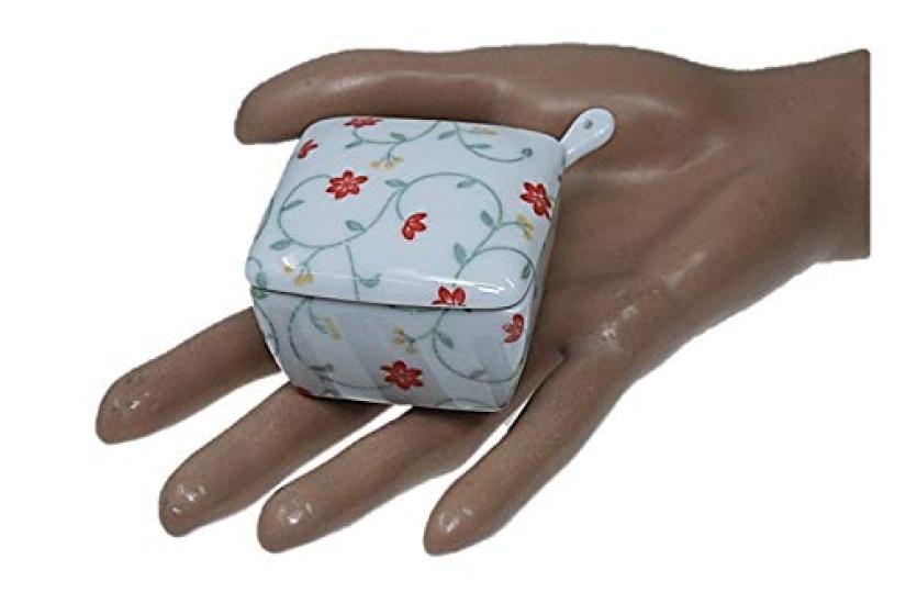 Tamatebako Condiment Made In with Condiment Container for Commercial ACSWEBSHOP Original Container, Japan, Ceramic, Spoon, Ichimi, Salt, Sansho,