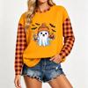 Women's Casual Long Sleeve Loose Fit Halloween Printed Sweatshirt