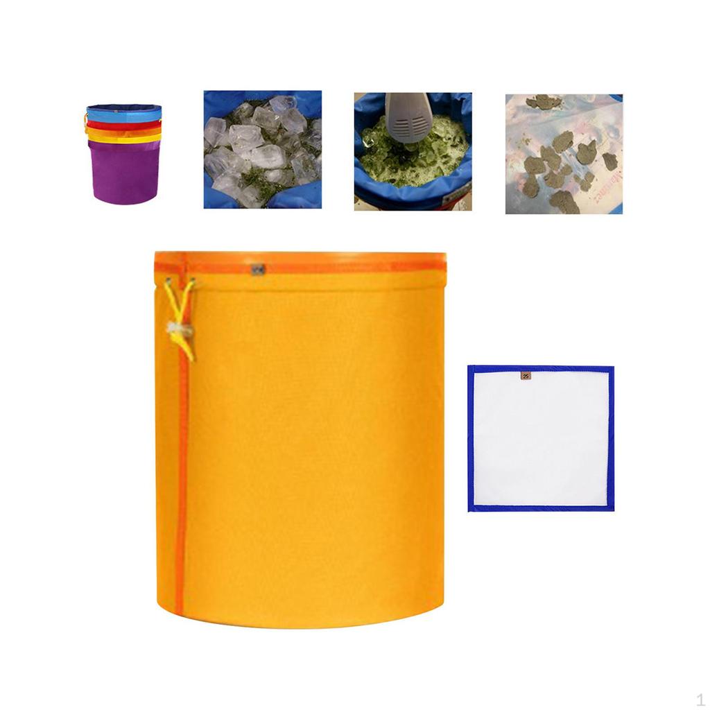 5 Gallon Nylon Strainer Bag for Kitchen Use with Pressing Screen