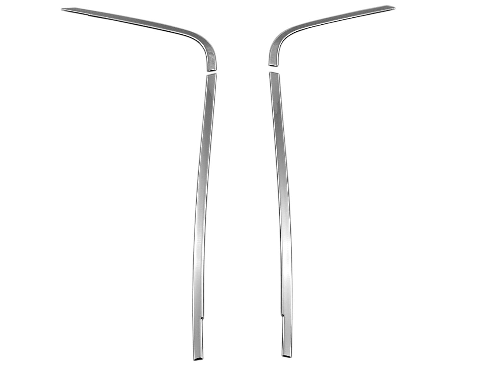 BRIGHTZ Finish Stainless Steel Console Side Moulds for Toyota Voxy Ultra-Mirror (4-Piece Set) 80/85 (ZRR80G, ZRR80W, ZRR85G, ZRR85W, ZWR80G, ZWR80W,