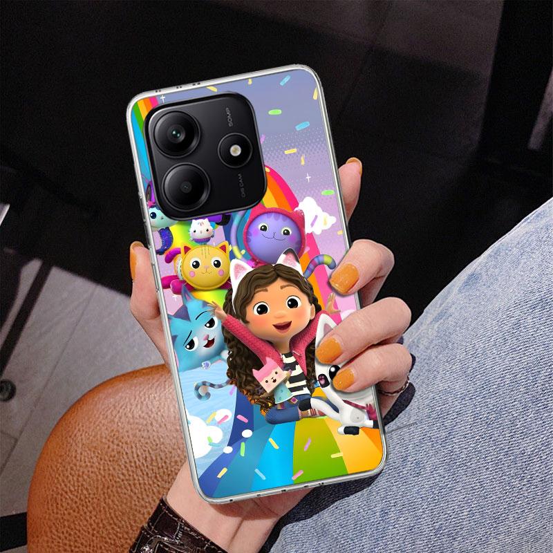Cartoon Gabbys Dollhouse Phone Case For Xiaomi Redmi Note 15 14 13 12S 12 11 Pro Plus 14S 11S 11E 10 10S 11T 5G Personalized Cov