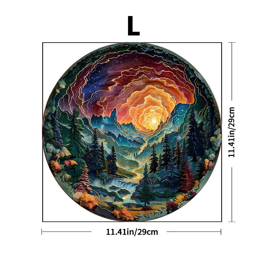 

Красочный деревянный пазл «Павлин» - Уникальный DIY подарок с животным для детей