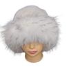 Faux Fox Fur Warm and Fashionable Fishing Mongolian Hat That Makes Your Face Look Smaller. Fur Hat Made of Leather.