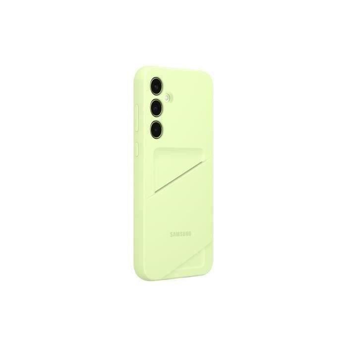 Coque et étui téléphone mobile samsung coque avec porte-carte pour galaxy a35 5g vert clair
