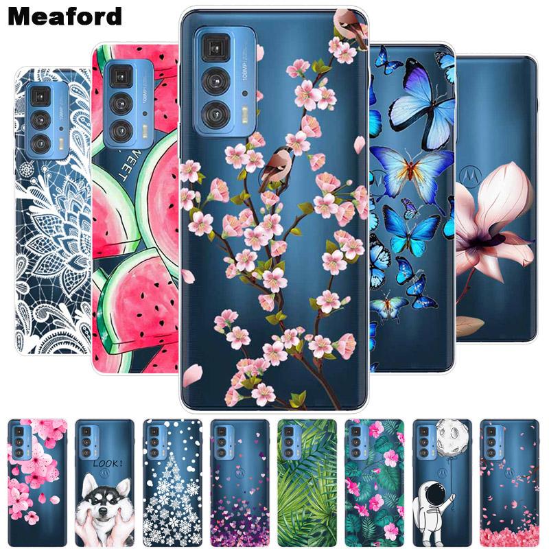 Für Motorola Moto Edge 20 Pro Lite 5G Hülle Silikon Weich Transparent Hülle für Moto Edge20 Fusion Pro Handyhülle Transparent TPU Hülle