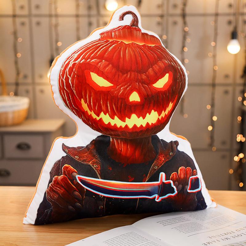 Pumpkin Halloween Zombie Ghost Bat Plush Toy Stuffed Doll Decoration Gift Kids