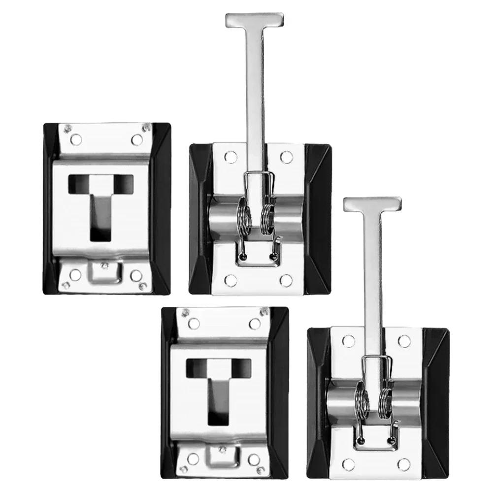 

Дверной фиксатор из нержавеющей стали, защелка для входной двери, защелка для прицепа, кемпинга, автомобиля, автофургона, держатель двери, защелка Т-образной формы, защелка, пластина-крючок