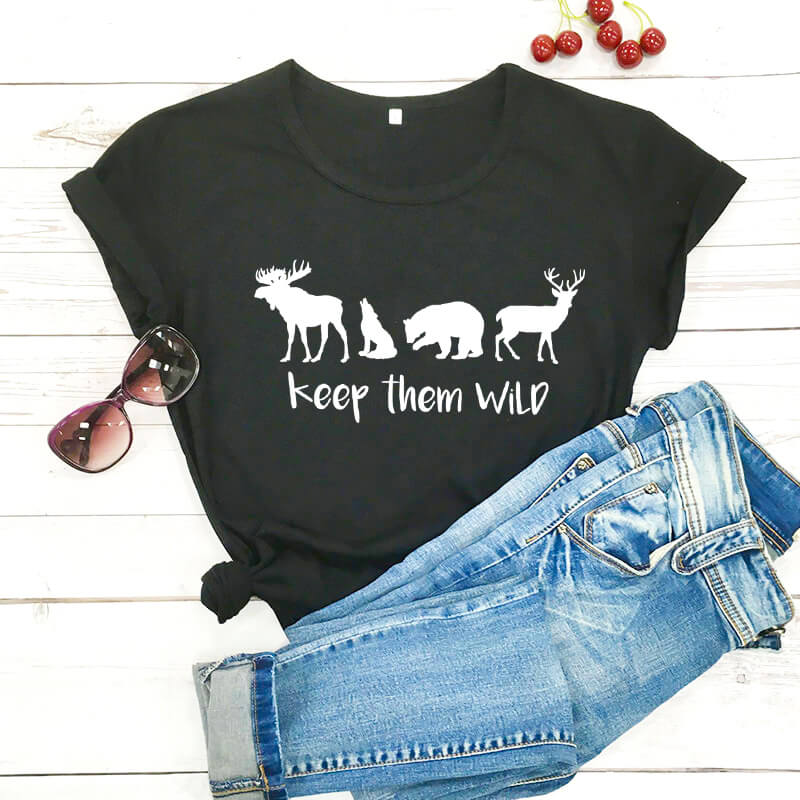 wildlife graphic tees
