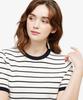 LACOSTE Women'S Scallop Crew Neck Short Sleeve Sweater Af900E-56G Hde