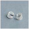 S925 Silver Minimalist Ear Cuff for Women - Korean Fashion, Non-Pierced Cartilage Clip Earring