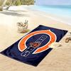 Chicago Bears Print Beach Towel, Large Soft Quick Dry Towel for Beach Camping Swimming