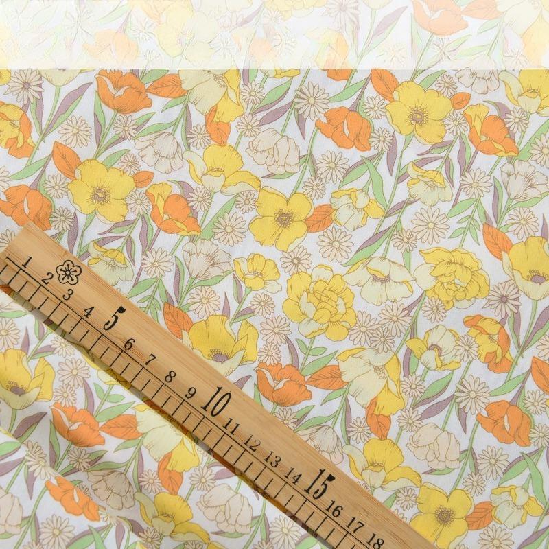 Classics Pastoral Floral Poplin Cotton Fabric DIY Children's Wear Cloth Make Bedding Quilt Decoration Home Sewing Cloth
