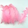 DIY Handmade White Large Curly Feather Accessories for Hats, Clothing, and Bags
