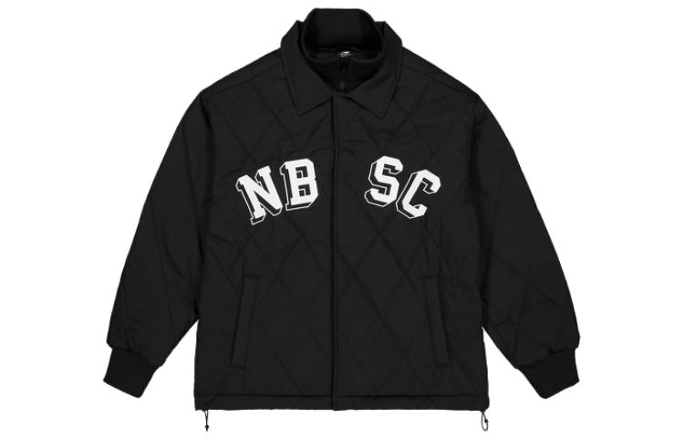 New Balance NBX Academy Puffer Jackets Men s Black Lapel Moderate Puffer Jacket AMJ34310-BK M