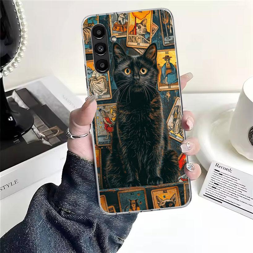 Witch Tarot Card Phone Case For Samsung Galaxy A13 A14 A15 A16 A17 A53 A54 A55 A56 A57 A33 A34 A35 A36 A37 A23 A24 A25 A26 Galax
