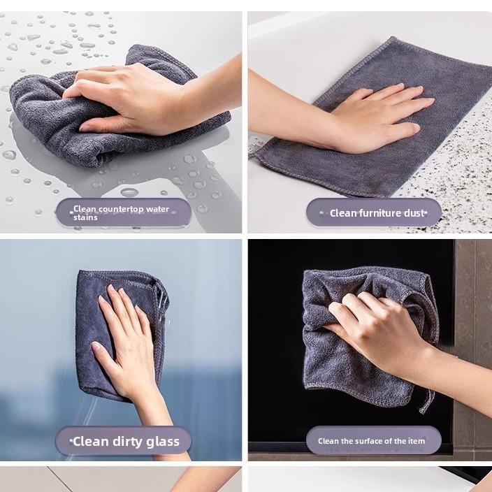 1-20Pcs Microfiber Towels Car Wash Quick Dry Cloth Towel Household Cleaning Cloths Auto Detailing Polishing Cloth Home Clean