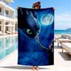 Dragon Taming Adventure Beach Towel, Super Soft Microfiber, Perfect Gift for Her/Him, Birthday, for Pool, Beach, Travel, Decor Beach Party