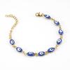 18K Stainless Steel Evil Eye Spliced Women's Bracelet - European & American Style