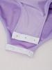 Girls Sparkly Rhinestones Leotard Gymnastics Costume Color Block Sheer Mesh Patchwork Sleeveless Bodysuit