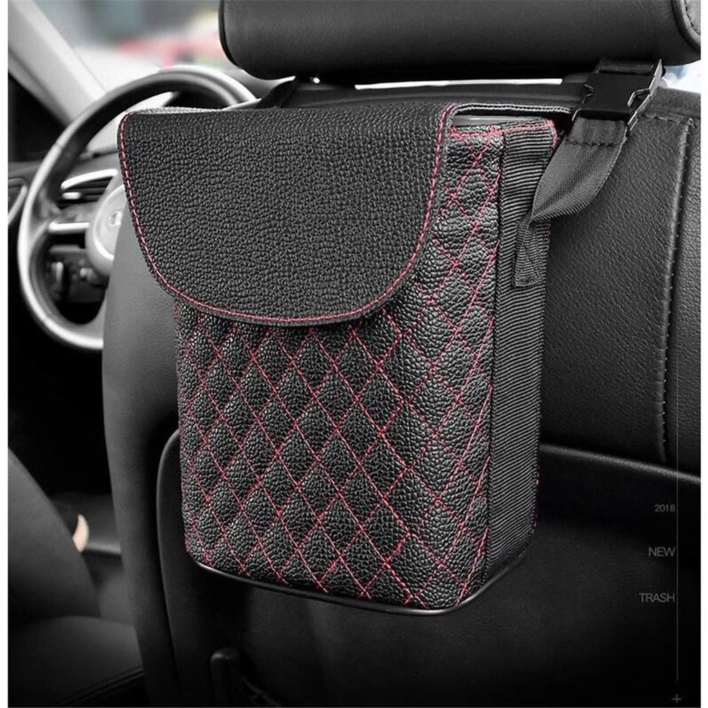 Car Trash , Car Trash , Car Bucket, Multi-functional, Magnetic Lid, Fixable, Washable, Easy