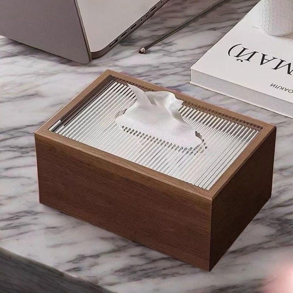 Creative PU Leather Tissue Box Square Shape Soft Rectangular Napkin Dispenser Rack Tissue Case for Living Room