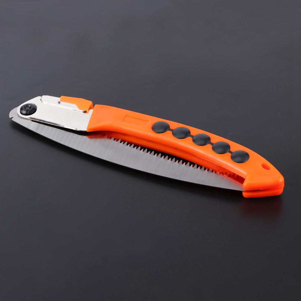 Pruning Saw, Manganese Steel Blade, PP   Handle, Portable Folding Pruning Hand Saw with Non-slip Handle Tree Trimming Tool