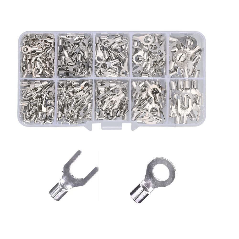 MEDUSHASHA Terminal Set, O Type, U Type Terminal, 10 Sizes,