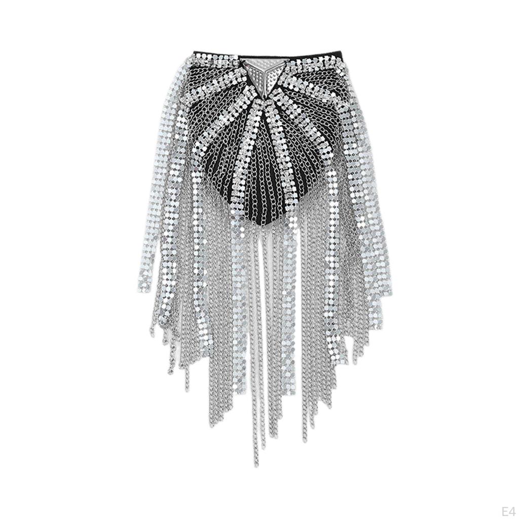1 Pair Tassel Link Chain Epaulet, Formal Suit Jewelry Decorative Uniform Accessories Shoulder
