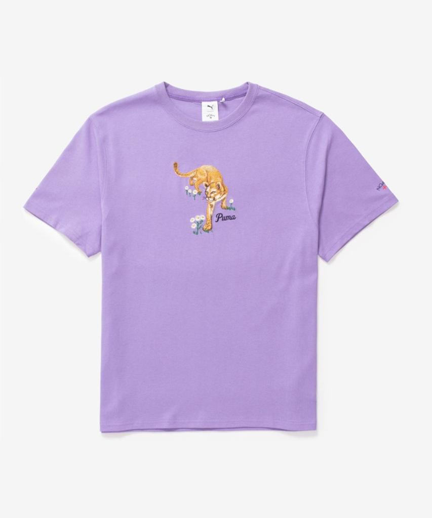 Puma X Noah Graphic Tee - Lavender / 626571-29
