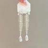 Personalized Fish Bone Imitation Pearl Dangle Earring for Women Vintage Gothic Tassel Ear Pendant Elegant Jewelry Gifts 2026