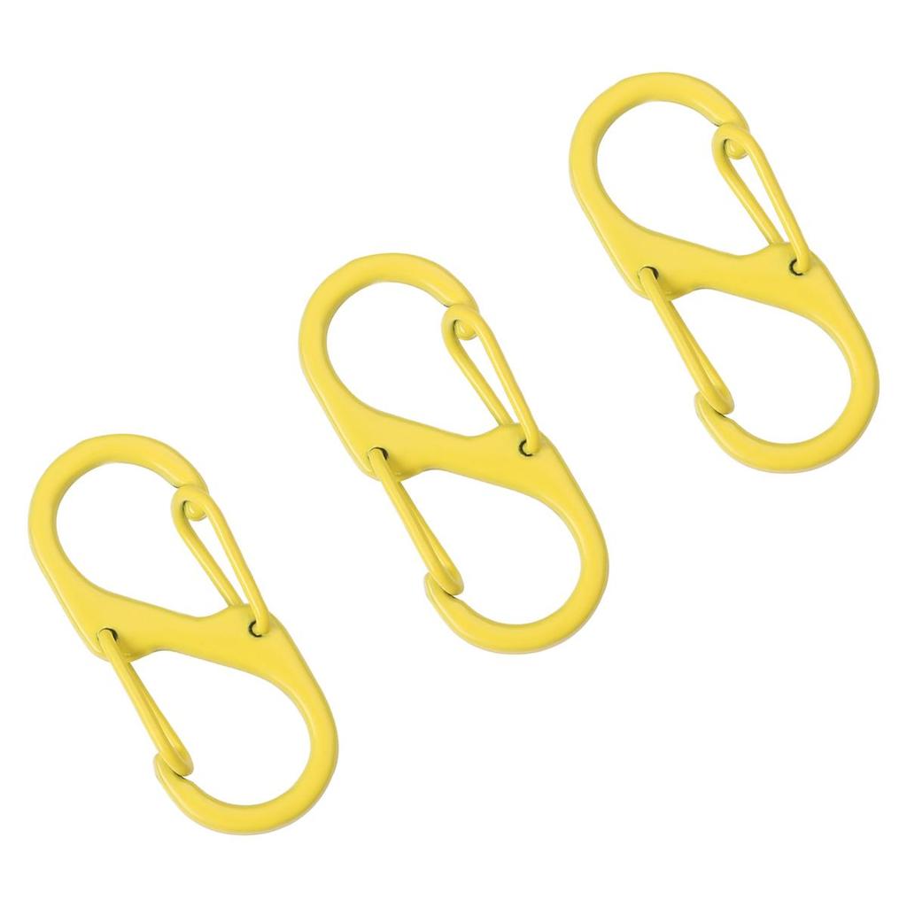 4-50Pcs Alloy+Iron Spray Paint Double S Buckle Clasps For Key Bag Accessories