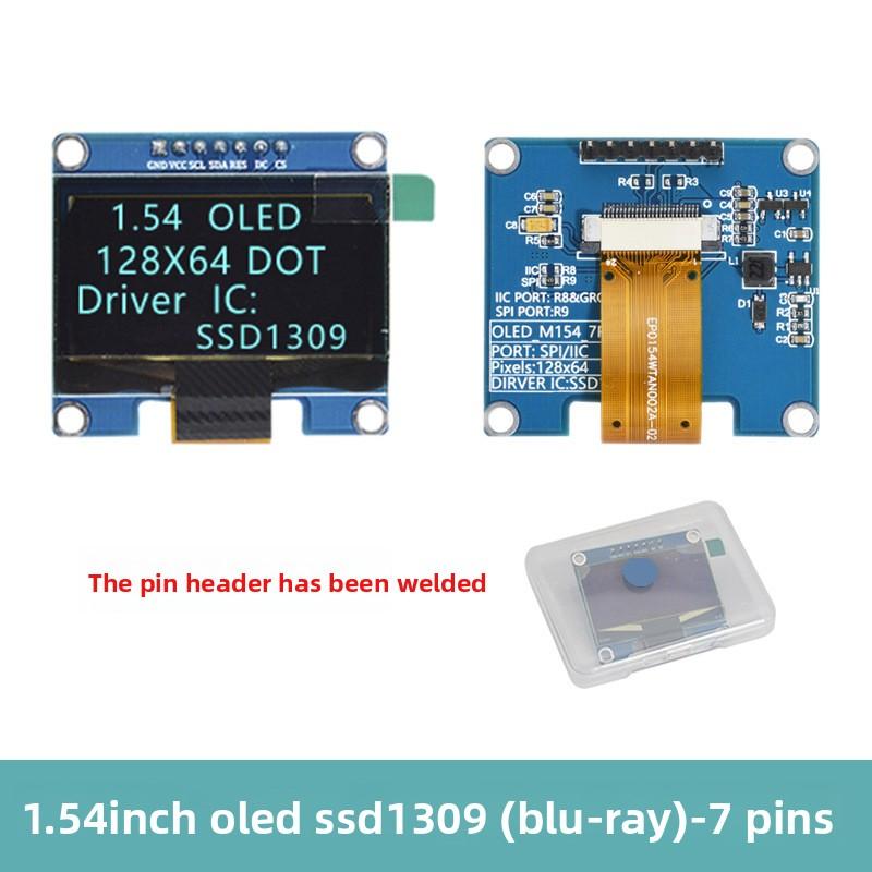1.54InchOLEDDisplay LCD Screen Module Resolution128*64 SPI/IICInterfaceSSD1309Driver