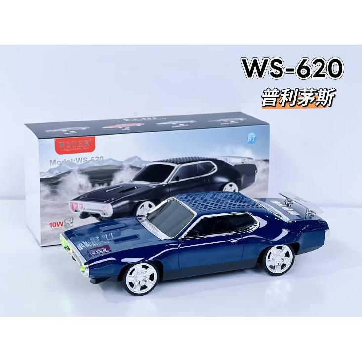 EONKO WS-620 Plymouth GTX Classical Car Shaped Wireless Bluetooth Speaker with TF USB FM AUX TWS Selfie Type C LED Screen 3