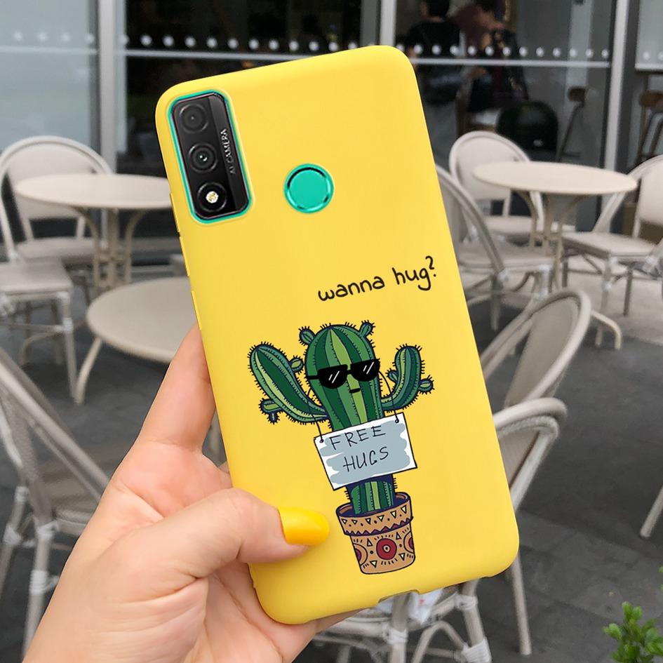 For Funda Huawei P Smart 2020 Case Coque Popular Lavender Flower Phone Case For Huawei P Smart 2020 6.21" Soft Shockproof Bumper
