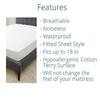 New Waterproof Mattress Pad Top Hypoallergenic Mattress Protector Against Dust Mites and Bacteria Fitted Sheet Mattress Topper