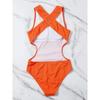 Sexy Plain Backless Swimwear Women 2026 One Piece Swimsuit Female Bathing Suits Woman Swimming for Beach Wear Monokini Swimsuits