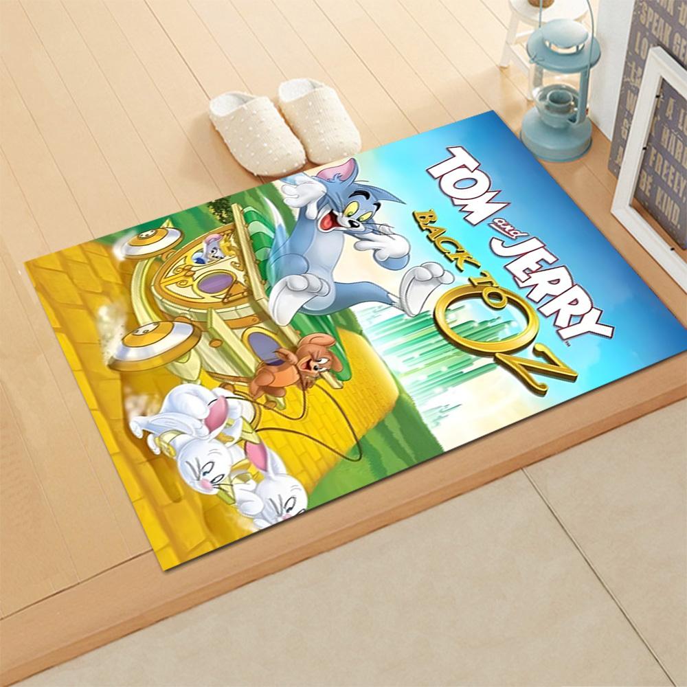 Tom And Jerry Adventure rug for living rooms, bedrooms, home décor, and as gifts.