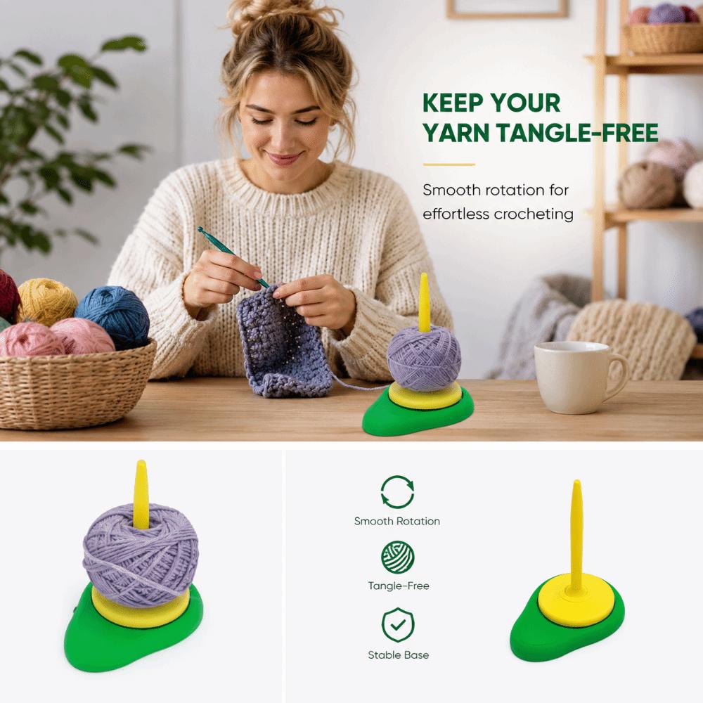 3D Printing Crochet Yarn Holder Avocado Sewing Thread Spool Dispenser  Crocheting Supplies
