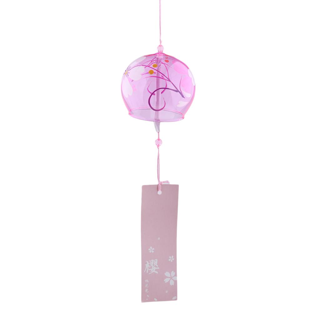 Japanese Wind Bell Japan Wind Chimes Handmade Glass Furin Home Decors Spa Kitchen Office Decor