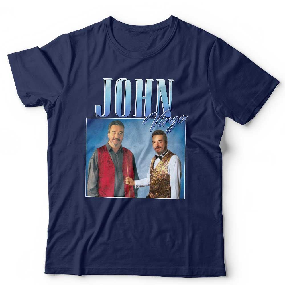 John Virgo Tshirt Unisex Appreciation Homage Throwback 90s Style Funny Snooker