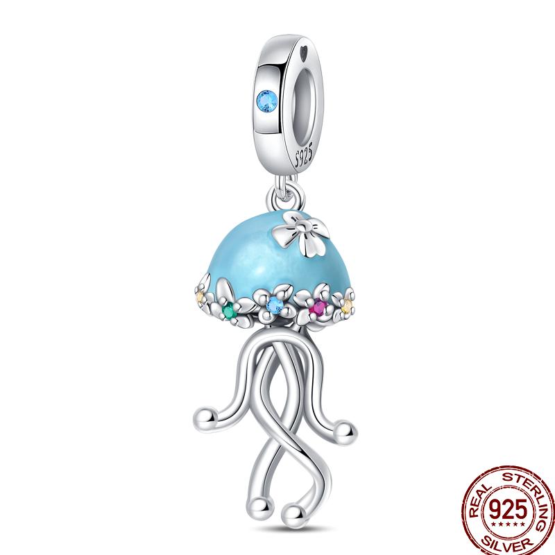 Copper Spring Luminous Insect Butterfly Series Flower Element Gift Beads Suitable For Pan Original Bracelet