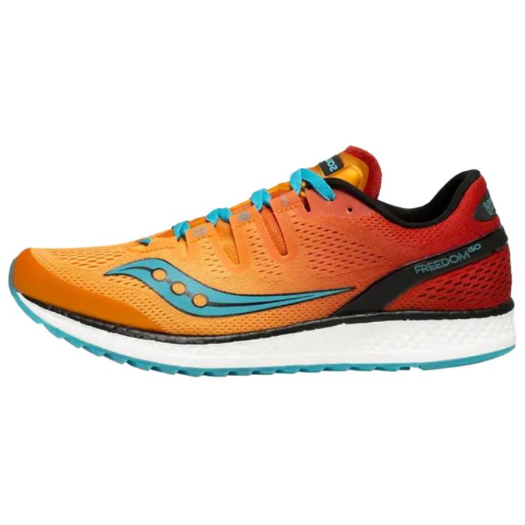 SAUCONY Freedom ISO Orange Red Men Sneakers Teal S20355-8