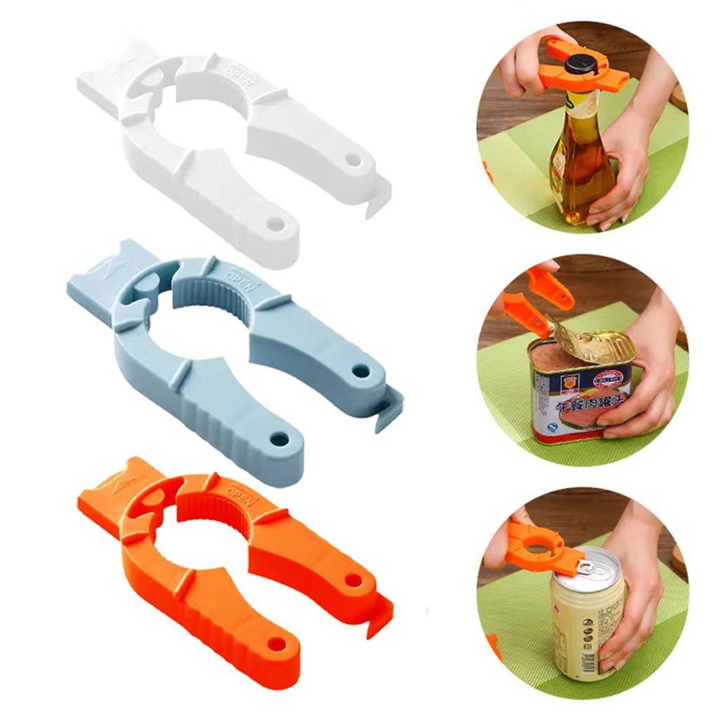 Multifunctional Bottle Opener Creative Jar Can Opener Easy Gadget for Home Kitchen